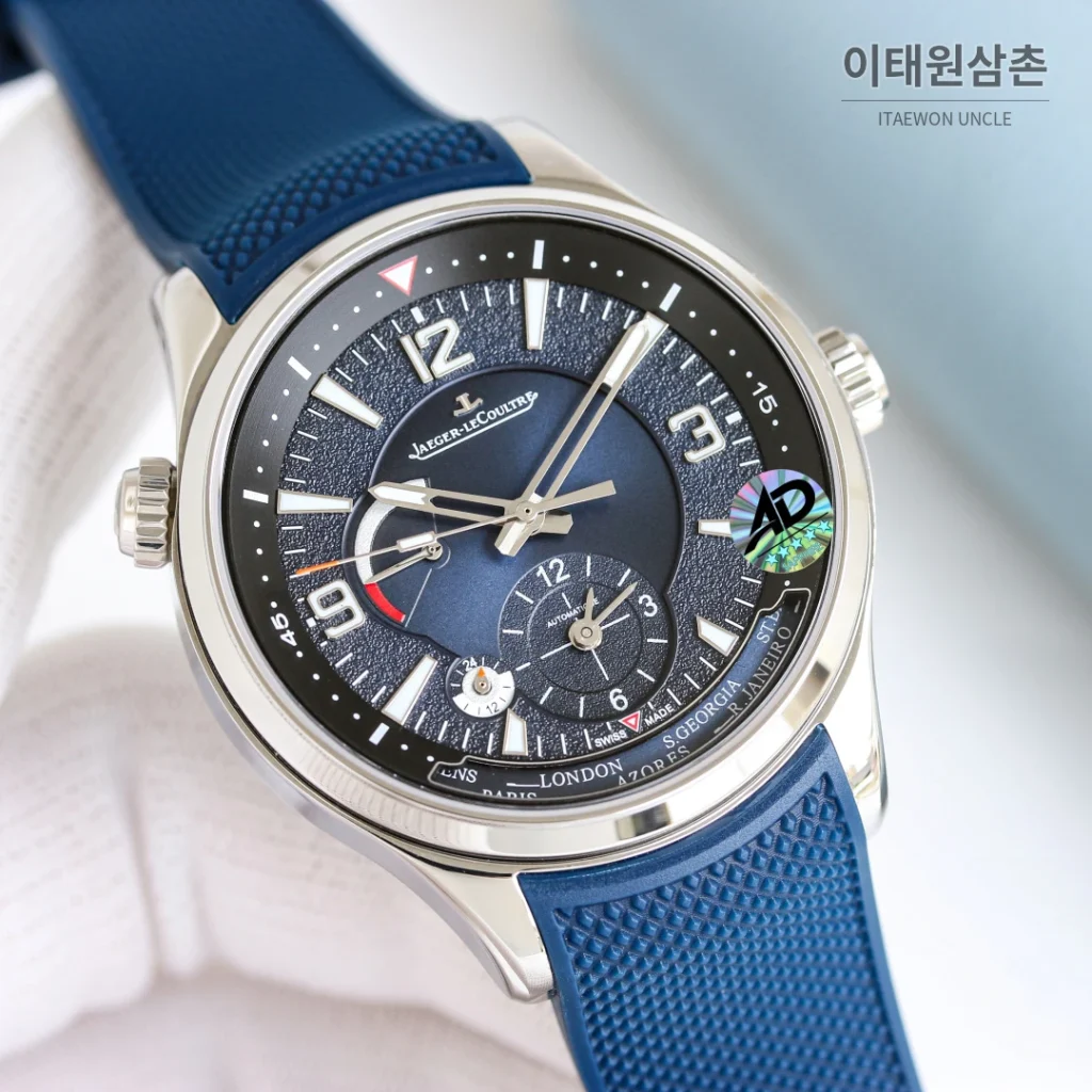 예거르쿨트르 폴라리스 월드타임 블루블랙 다이얼 오토매틱 42mm