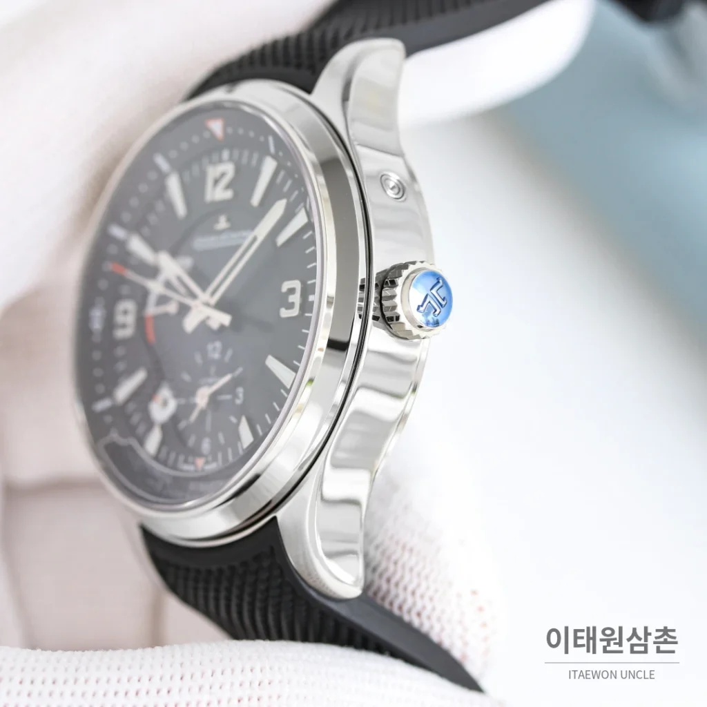 예거르쿨트르 폴라리스 월드타임 블루블랙 다이얼 오토매틱 42mm