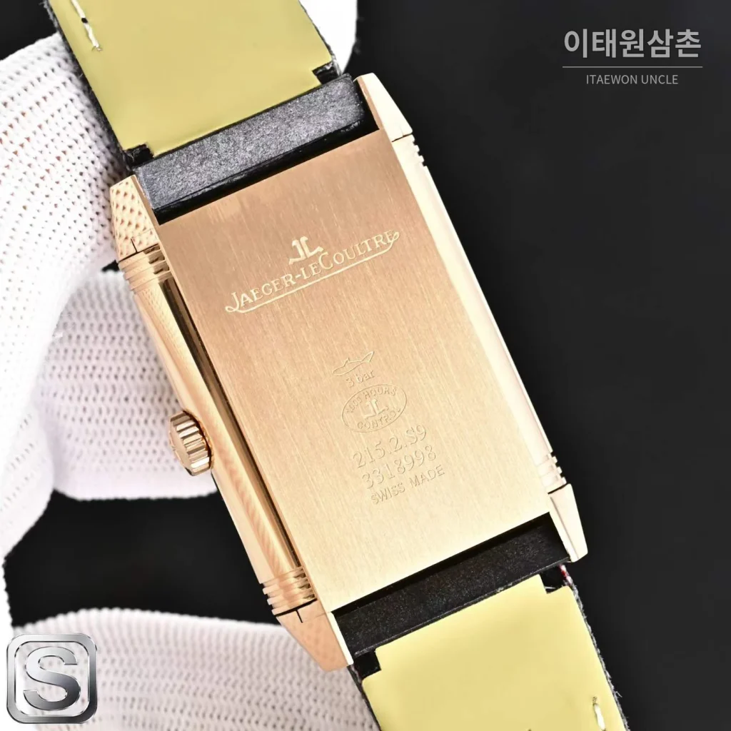 예거르쿨트르 리베르소 트리뷰트 듀오페이스 스몰 세컨즈 수동 시계 47mm Q3988482 화이트 다이얼