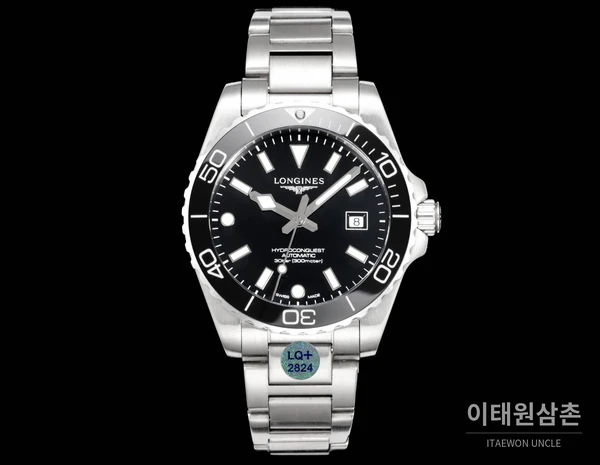 론진 3세대 하이드로콘퀘스트 세라믹 블랙다이얼 오토매틱 42mm
