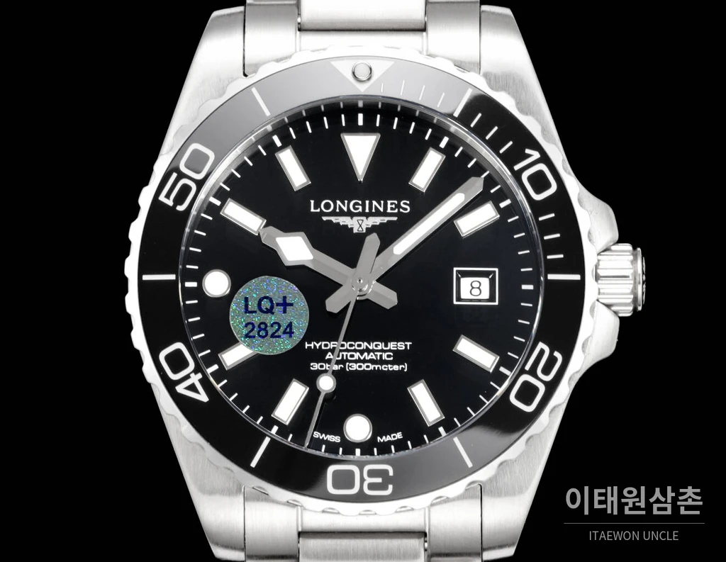 론진 3세대 하이드로콘퀘스트 세라믹 블랙다이얼 오토매틱 42mm