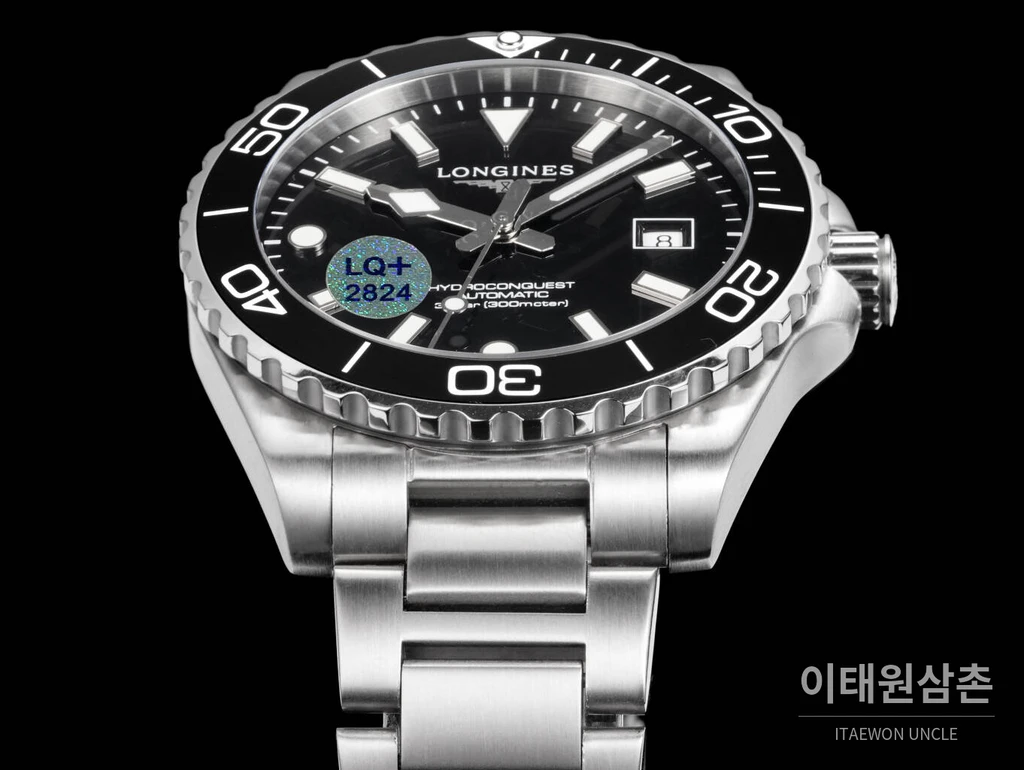 론진 3세대 하이드로콘퀘스트 세라믹 블랙다이얼 오토매틱 42mm