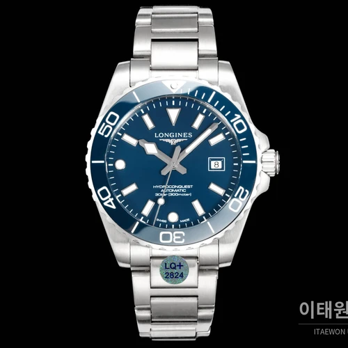 론진 3세대 하이드로콘퀘스트 세라믹 블루다이얼 오토매틱 42mm