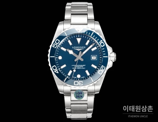 론진 3세대 하이드로콘퀘스트 세라믹 블루다이얼 오토매틱 42mm