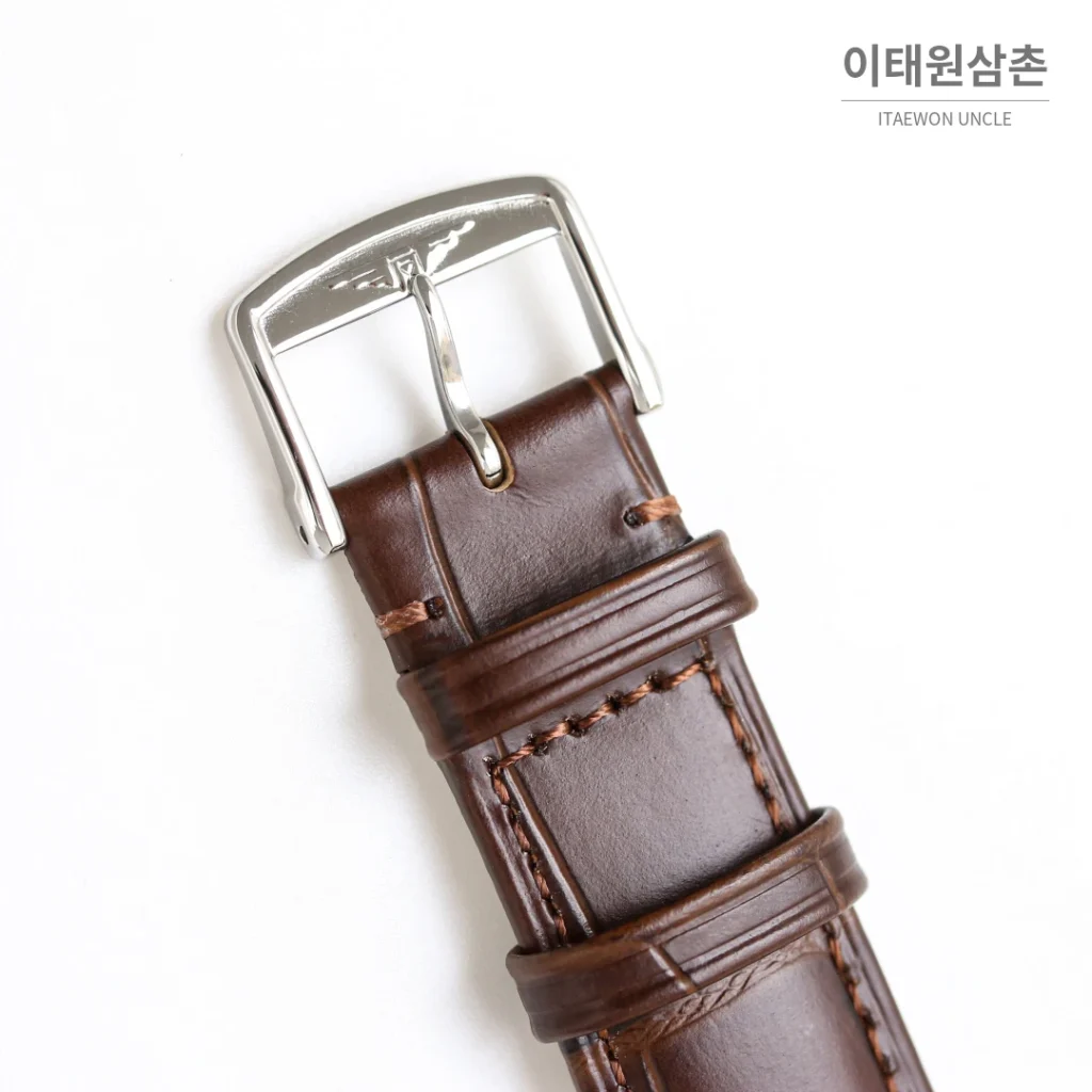 론진 콘퀘스트 헤리티지 스틸 쓰리핸즈 오토매틱 40mm 브라운 다이얼 스틸 브레이슬릿