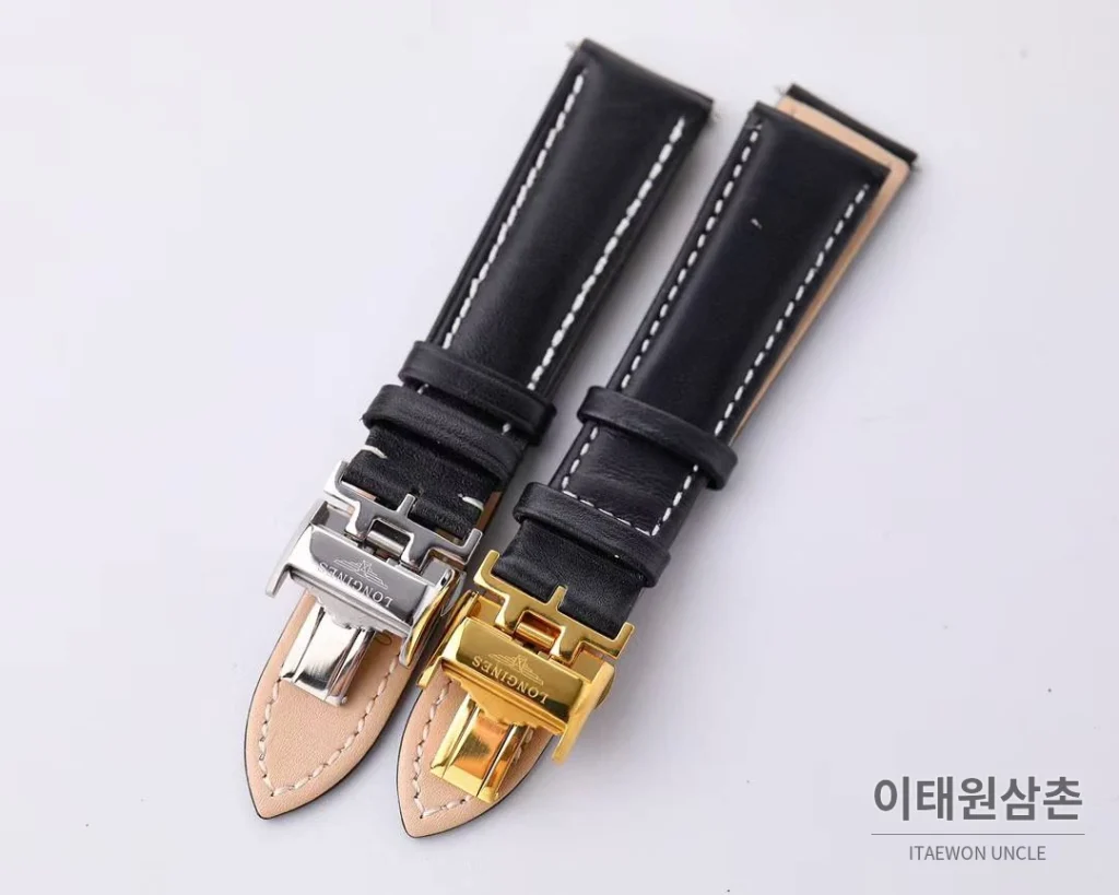 론진 헤리티지 스포츠 크로노그래프 스틸 블랙다이얼 오토매틱 42mm
