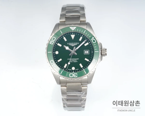 론진 하이드로콘퀘스트 스틸 딥 그린 다이얼 오토매틱 42mm 론진 하이드로콘퀘스트 스틸 딥 그린 다이얼 오토매틱 42mm