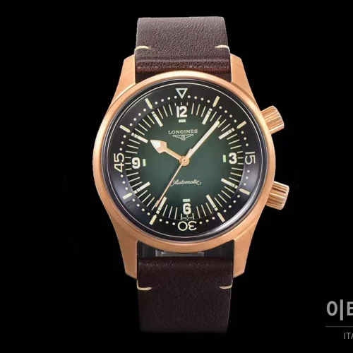 론진 레전드다이버 브론즈 그라데이션블랙다이얼 오토매틱 42mm 론진 레전드다이버 브론즈 그라데이션블랙다이얼 오토매틱 42mm 브라운 가죽 스트랩