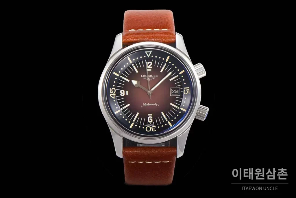 론진 레전드다이버 브론즈 그라데이션블랙다이얼 오토매틱 42mm