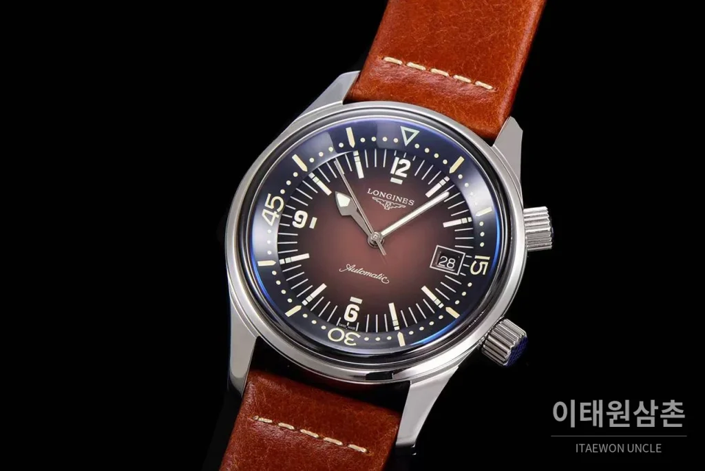 론진 레전드다이버 브론즈 그라데이션블랙다이얼 오토매틱 42mm