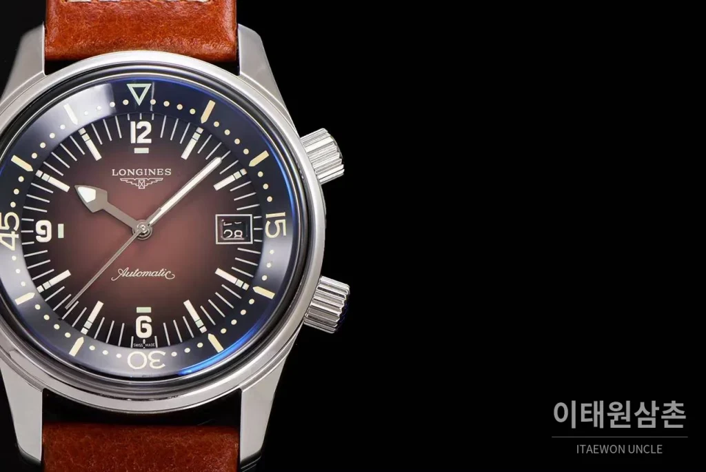 론진 레전드다이버 브론즈 그라데이션블랙다이얼 오토매틱 42mm