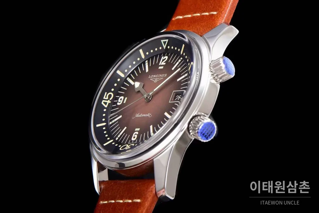 론진 레전드다이버 브론즈 그라데이션블랙다이얼 오토매틱 42mm
