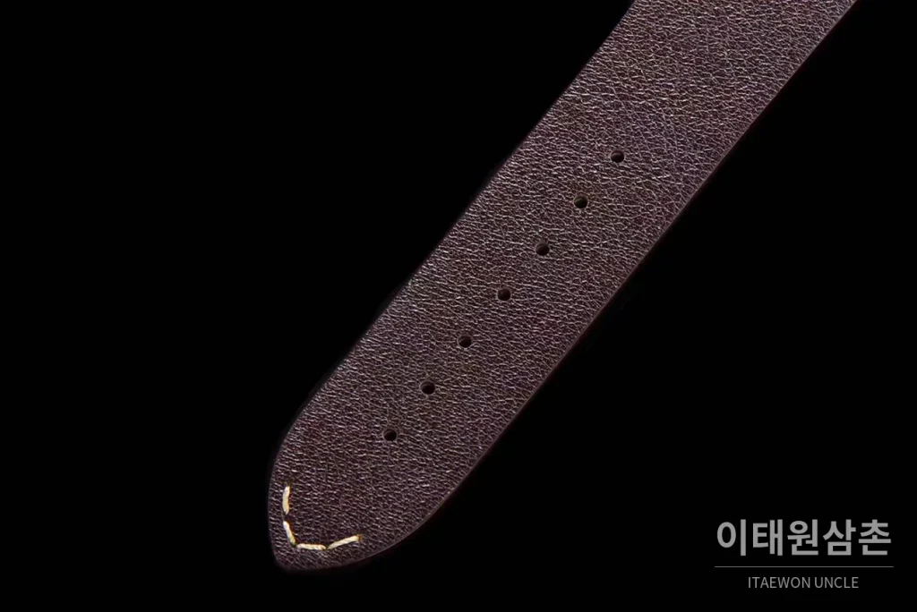 론진 레전드다이버 브론즈 그라데이션블랙다이얼 오토매틱 42mm 브라운 가죽 스트랩
