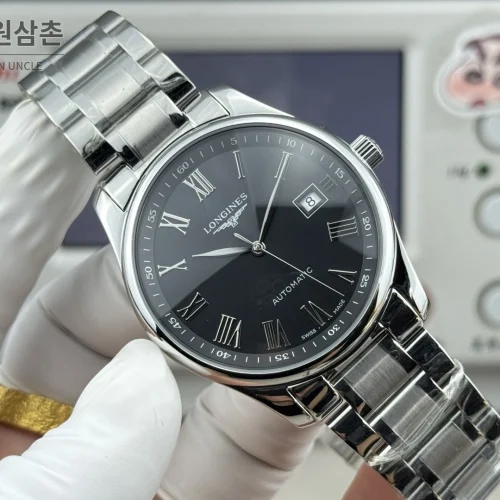 론진 마스터컬렉션 실버로만다이얼 오토매틱 40mm 스틸 브레이슬릿 (2) 론진 마스터컬렉션 실버로만다이얼 오토매틱 40mm 스틸 브레이슬릿 (2)