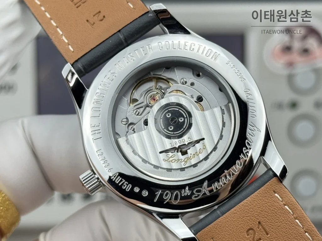 론진 마스터컬렉션 실버로만다이얼 오토매틱 40mm 스틸 브레이슬릿