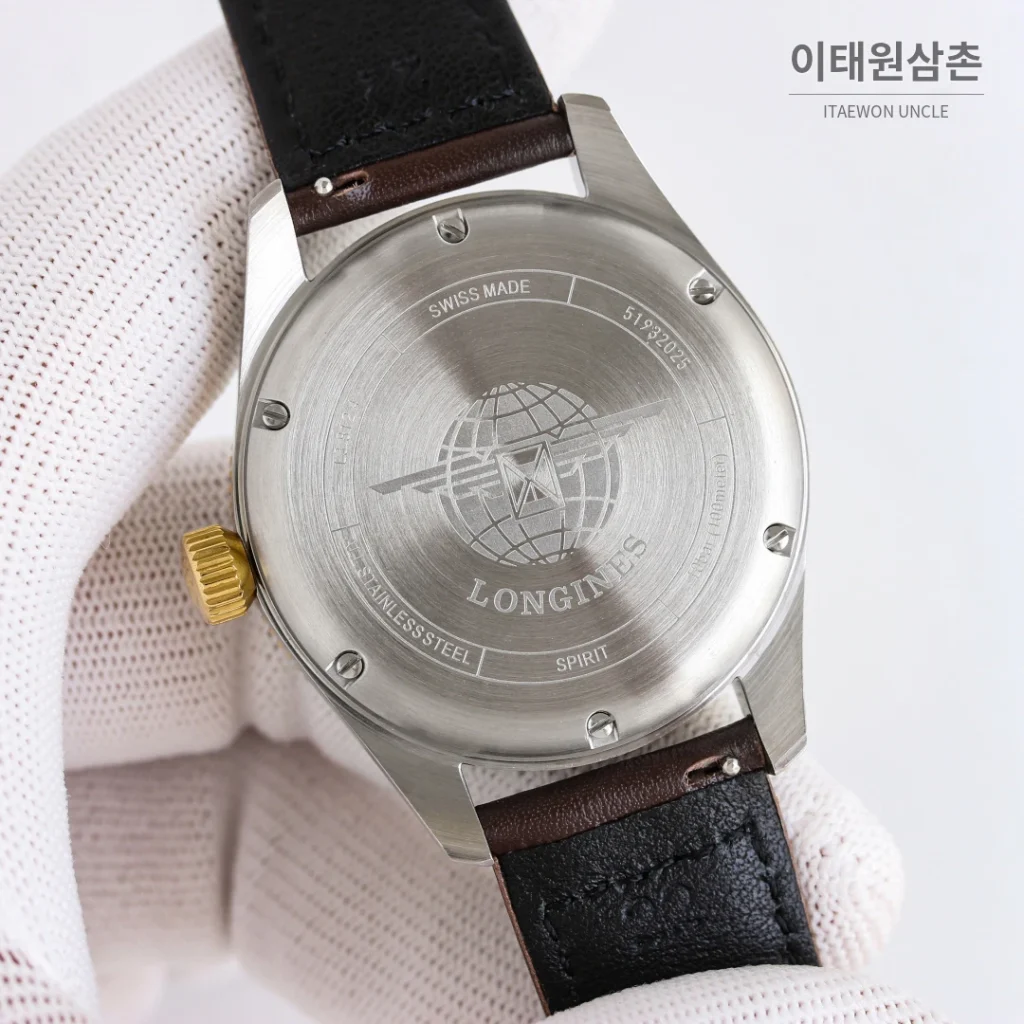론진 스피릿 줄루타임 로즈골드 세라믹베젤 GMT 오토매틱 42mm