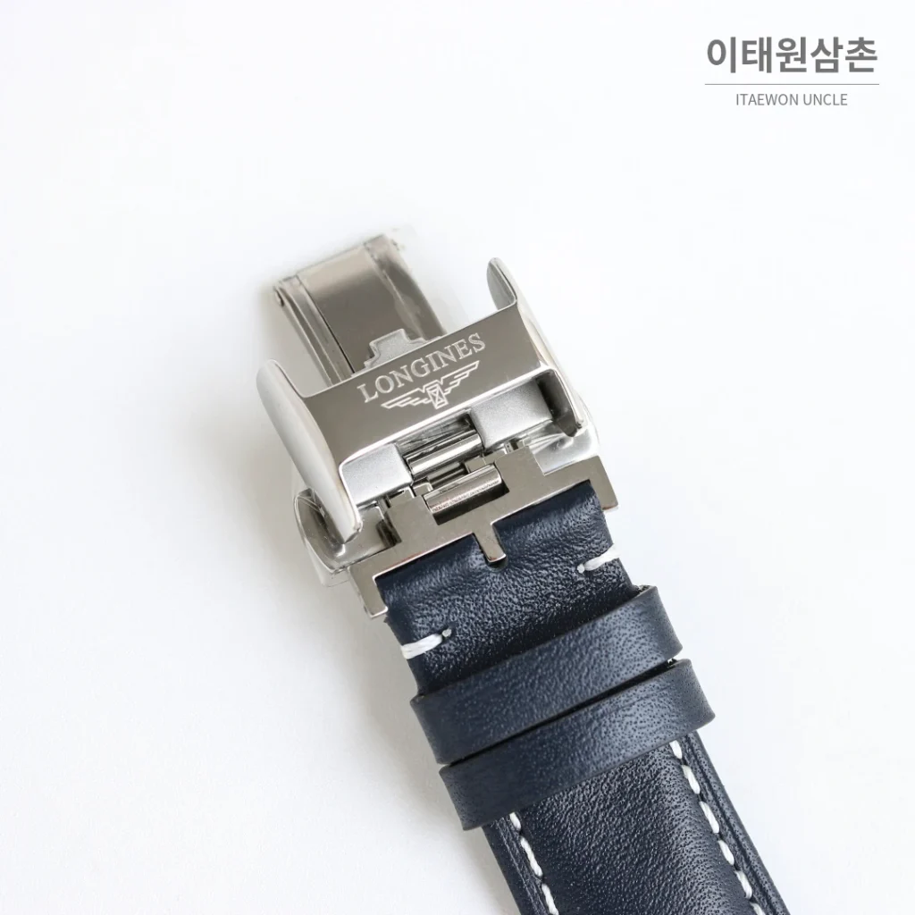 론진 스피릿 줄루타임 세라믹베젤 GMT 오토매틱 42mm 블랙 다이얼 스틸 브레이슬릿 (2)