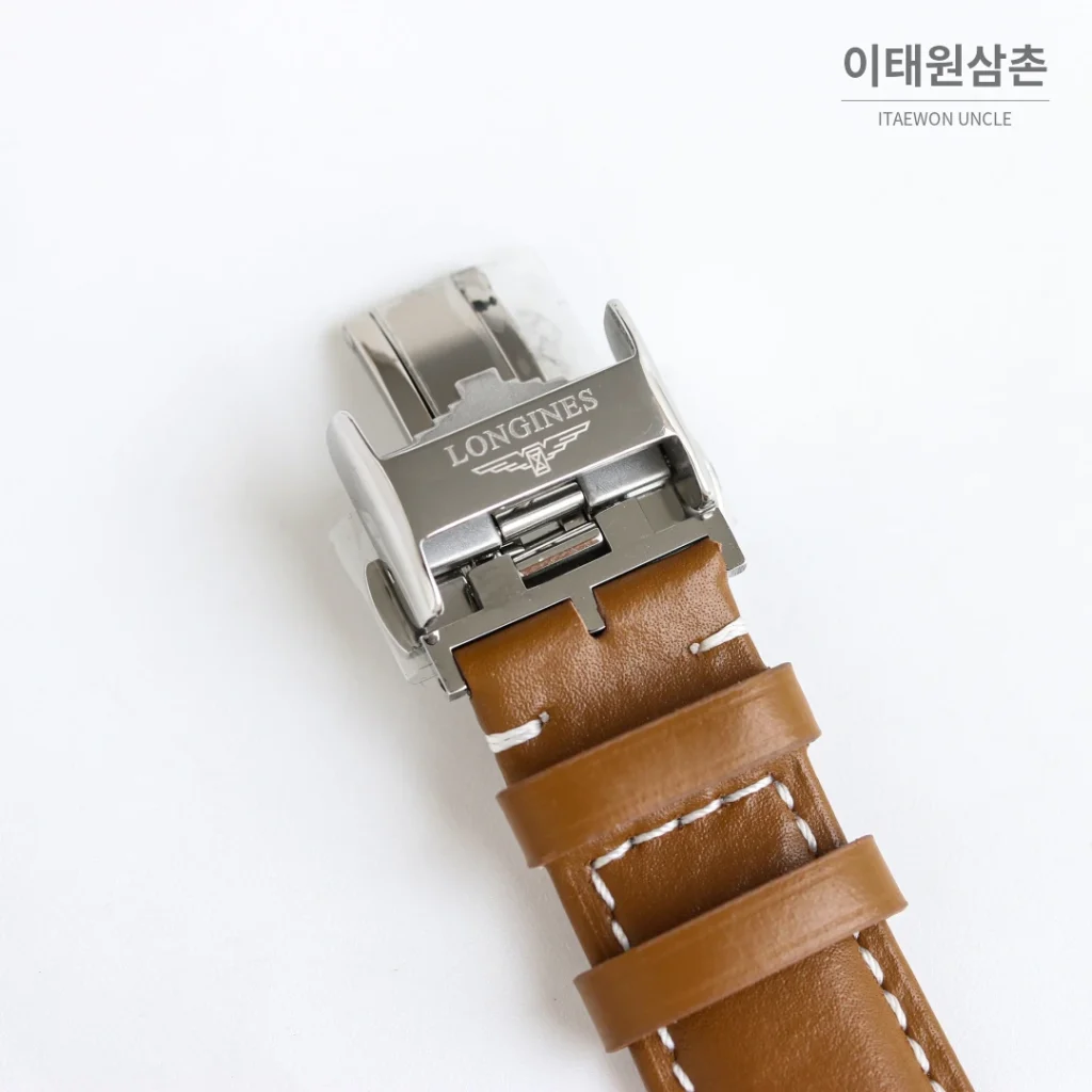 론진 스피릿 줄루타임 세라믹베젤 GMT 오토매틱 42mm 블랙 다이얼 스틸 브레이슬릿 (3)