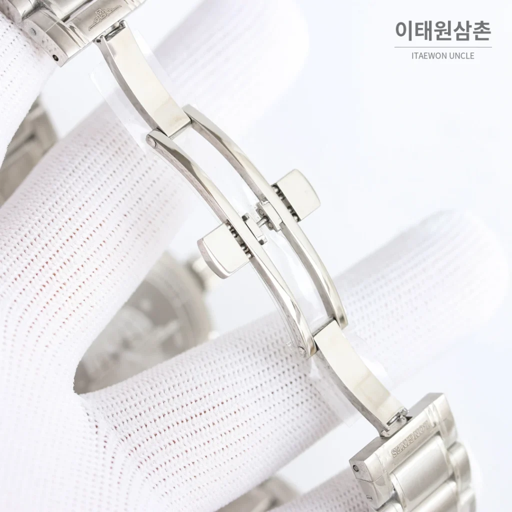 론진 스피릿 줄루타임 세라믹베젤 GMT 오토매틱 42mm 블랙 다이얼 브라운 가죽 스트랩 (2)