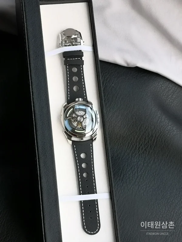 엠비앤에프 MAD1S 스틸 사이드리딩 로터 오토매틱 42mm