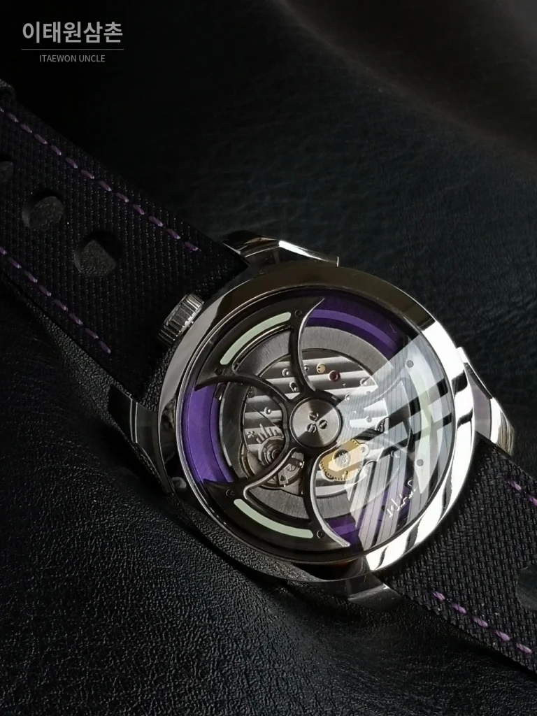 엠비앤에프 MAD1S 스틸 사이드리딩 로터 오토매틱 42mm (2)