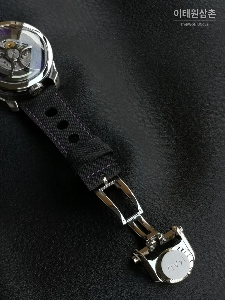 엠비앤에프 MAD1S 스틸 사이드리딩 로터 오토매틱 42mm (2)