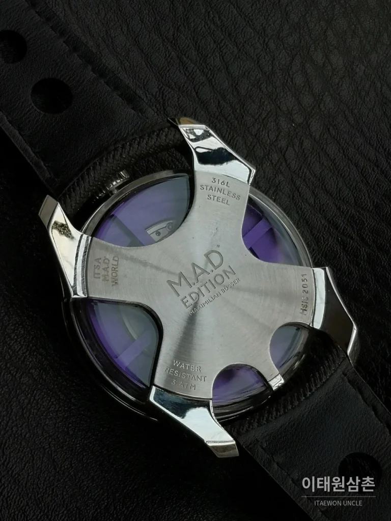 엠비앤에프 MAD1S 스틸 사이드리딩 로터 오토매틱 42mm (2)