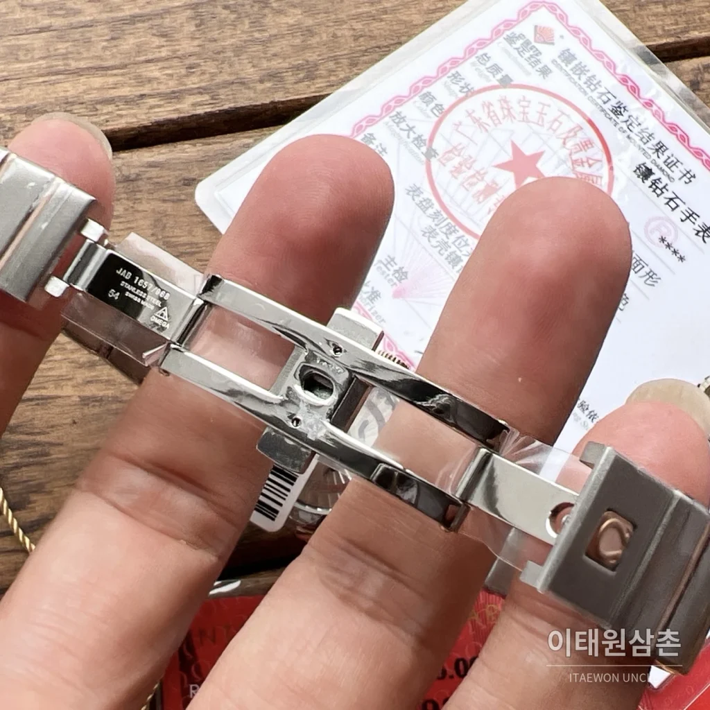 오메가 컨스텔레이션 4세대 8520 다이아몬드 오토매틱 시계 27mm (2)