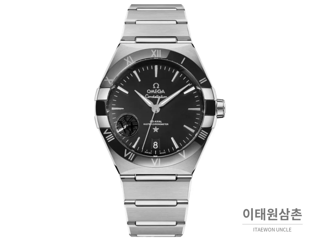 오메가 컨스텔레이션 5세대 메테오라이트 다이얼 세라믹베젤 오토매틱 41mm 131.30.41.21.99.001 스틸 브레이슬릿 (4)