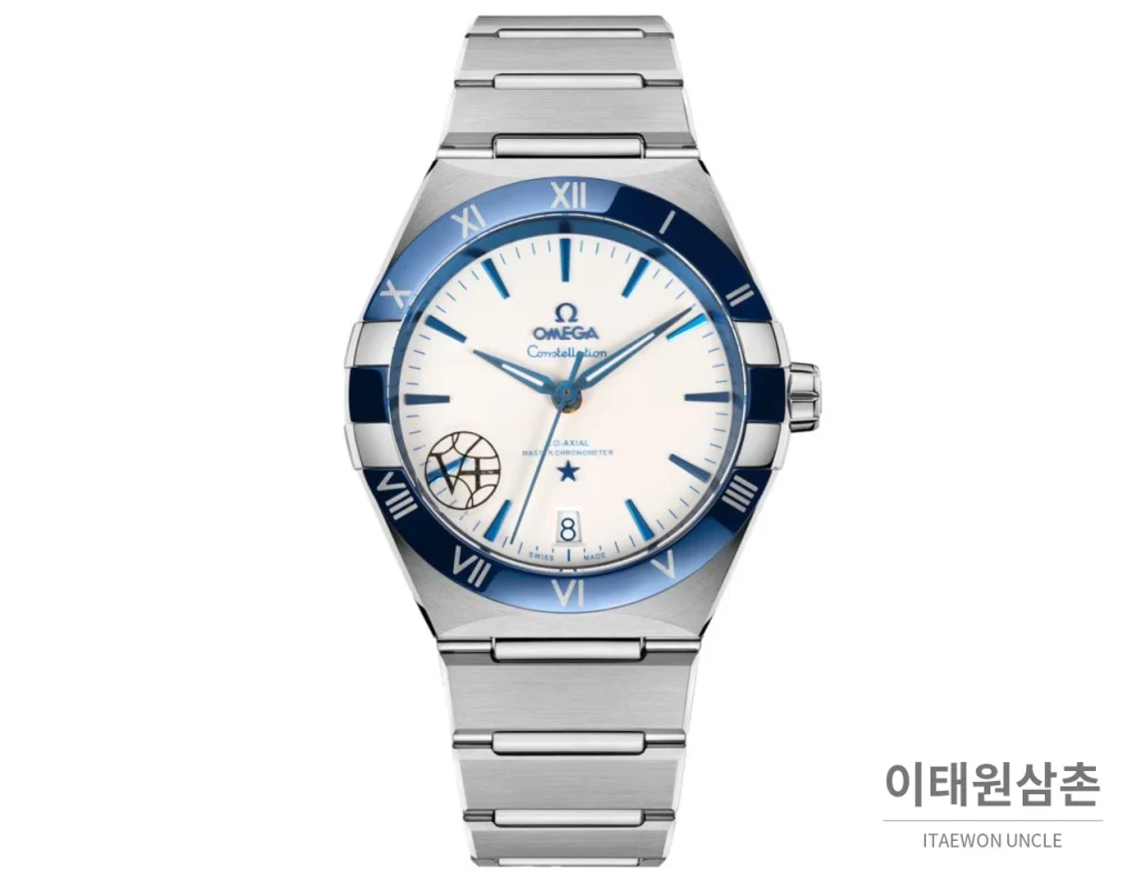 오메가 컨스텔레이션 5세대 메테오라이트 다이얼 세라믹베젤 오토매틱 41mm 131.30.41.21.99.001 스틸 브레이슬릿 (6)