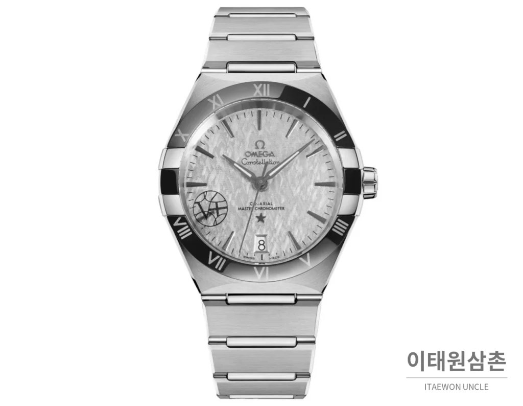 오메가 컨스텔레이션 5세대 메테오라이트 다이얼 세라믹베젤 오토매틱 41mm 131.30.41.21.99.001 스틸 브레이슬릿 (7)
