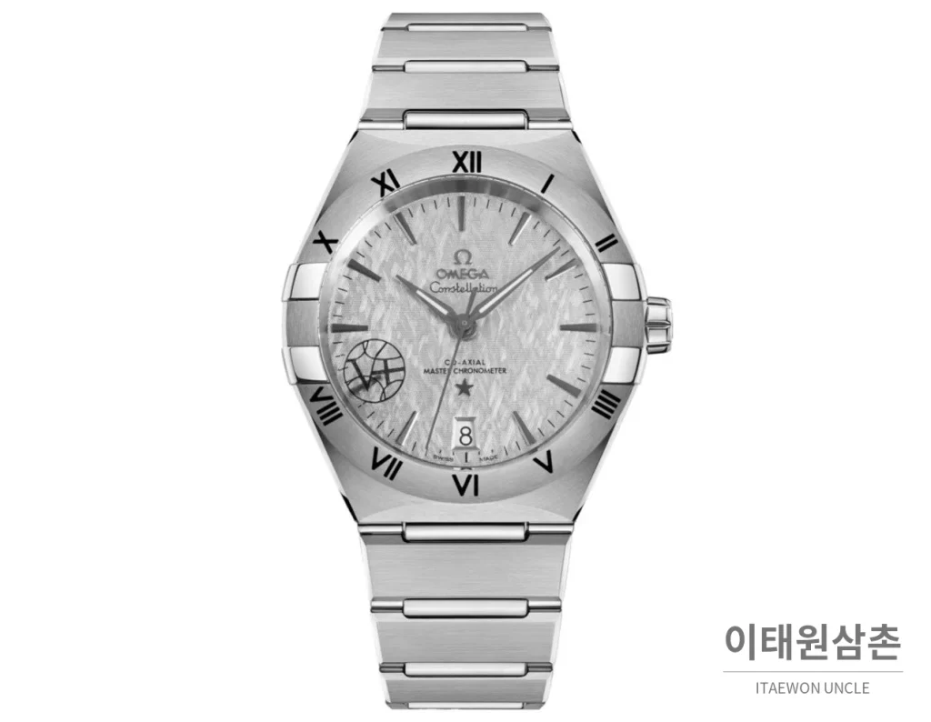 오메가 컨스텔레이션 5세대 메테오라이트 다이얼 세라믹베젤 오토매틱 41mm 131.30.41.21.99.001 스틸 브레이슬릿 (8)