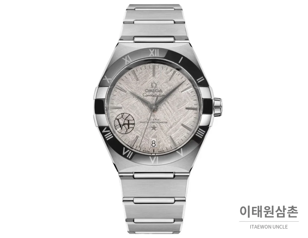 오메가 컨스텔레이션 5세대 메테오라이트 다이얼 세라믹베젤 오토매틱 41mm 131.30.41.21.99.001 스틸 브레이슬릿 (2)