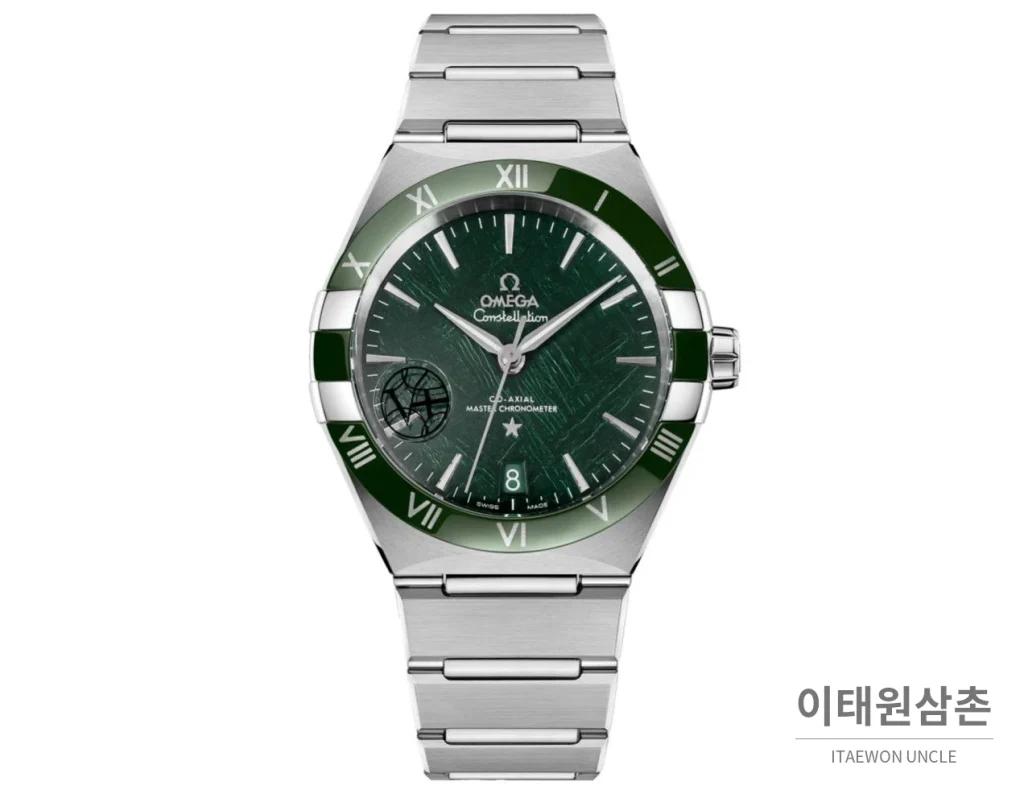 오메가 컨스텔레이션 5세대 메테오라이트 다이얼 세라믹베젤 오토매틱 41mm 131.30.41.21.99.001 스틸 브레이슬릿 (3)