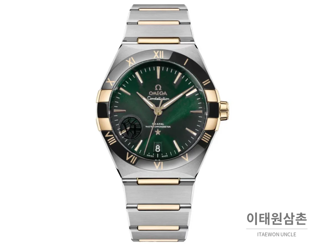 오메가 컨스텔레이션 5세대 메테오라이트 다이얼 세라믹베젤 오토매틱 41mm 131.30.41.21.99.001 투톤 브레이슬릿
