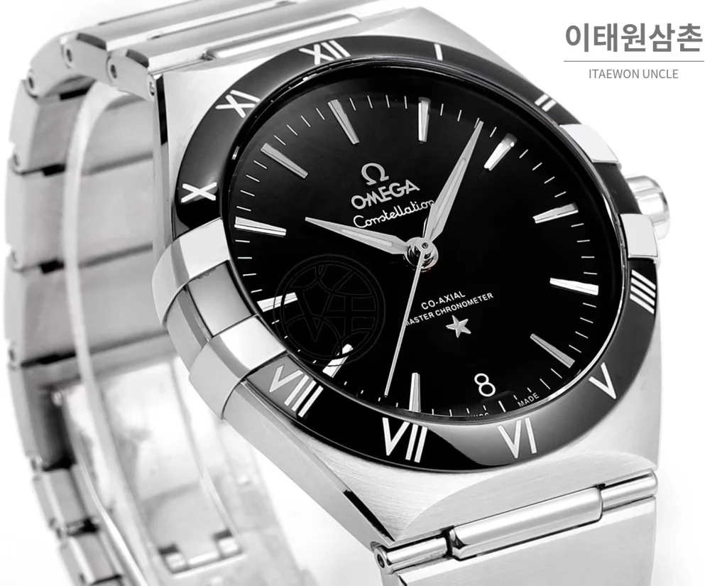 오메가 컨스텔레이션 5세대 메테오라이트 다이얼 세라믹베젤 오토매틱 41mm 131.30.41.21.99.001 스틸 브레이슬릿 (4)
