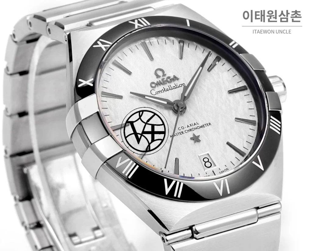 오메가 컨스텔레이션 5세대 메테오라이트 다이얼 세라믹베젤 오토매틱 41mm 131.30.41.21.99.001 스틸 브레이슬릿 (7)