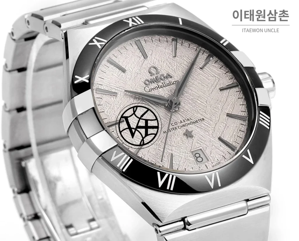 오메가 컨스텔레이션 5세대 메테오라이트 다이얼 세라믹베젤 오토매틱 41mm 131.30.41.21.99.001 스틸 브레이슬릿 (2)