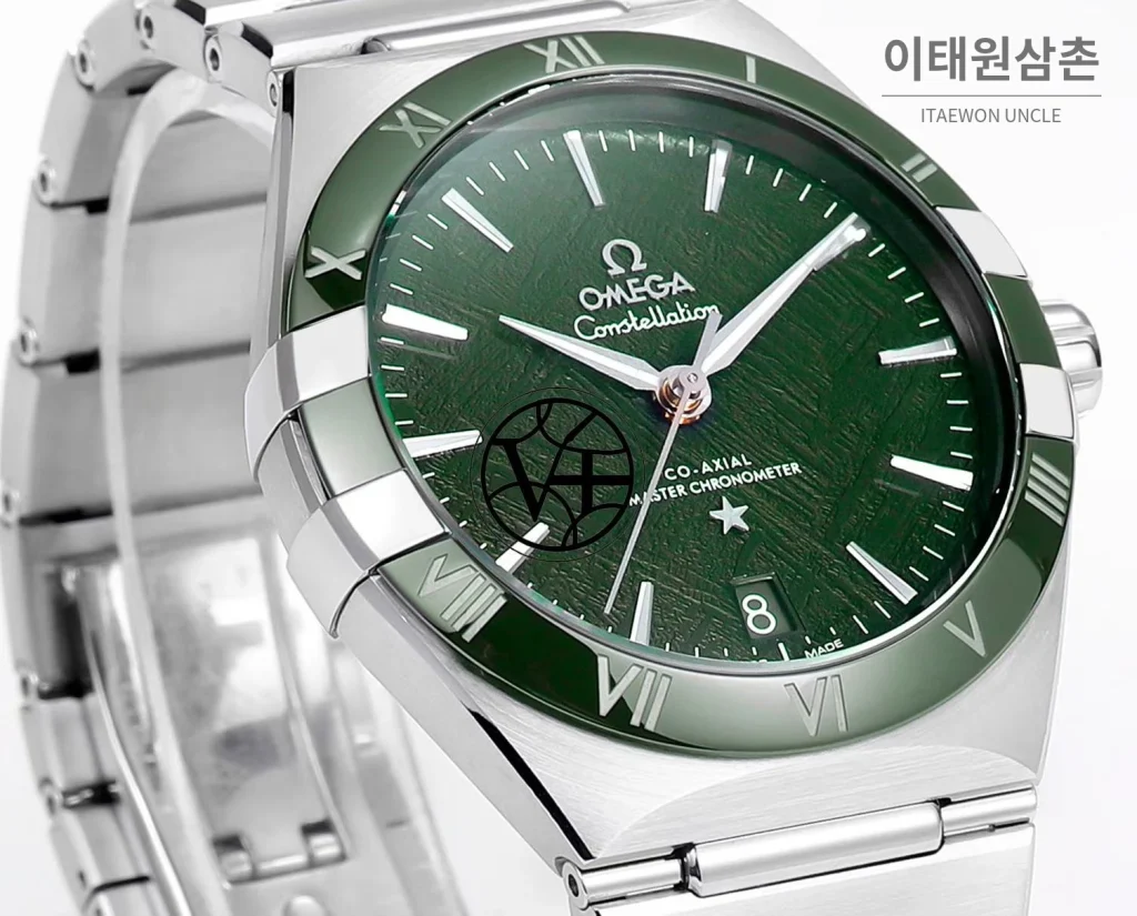 오메가 컨스텔레이션 5세대 메테오라이트 다이얼 세라믹베젤 오토매틱 41mm 131.30.41.21.99.001 스틸 브레이슬릿 (3)
