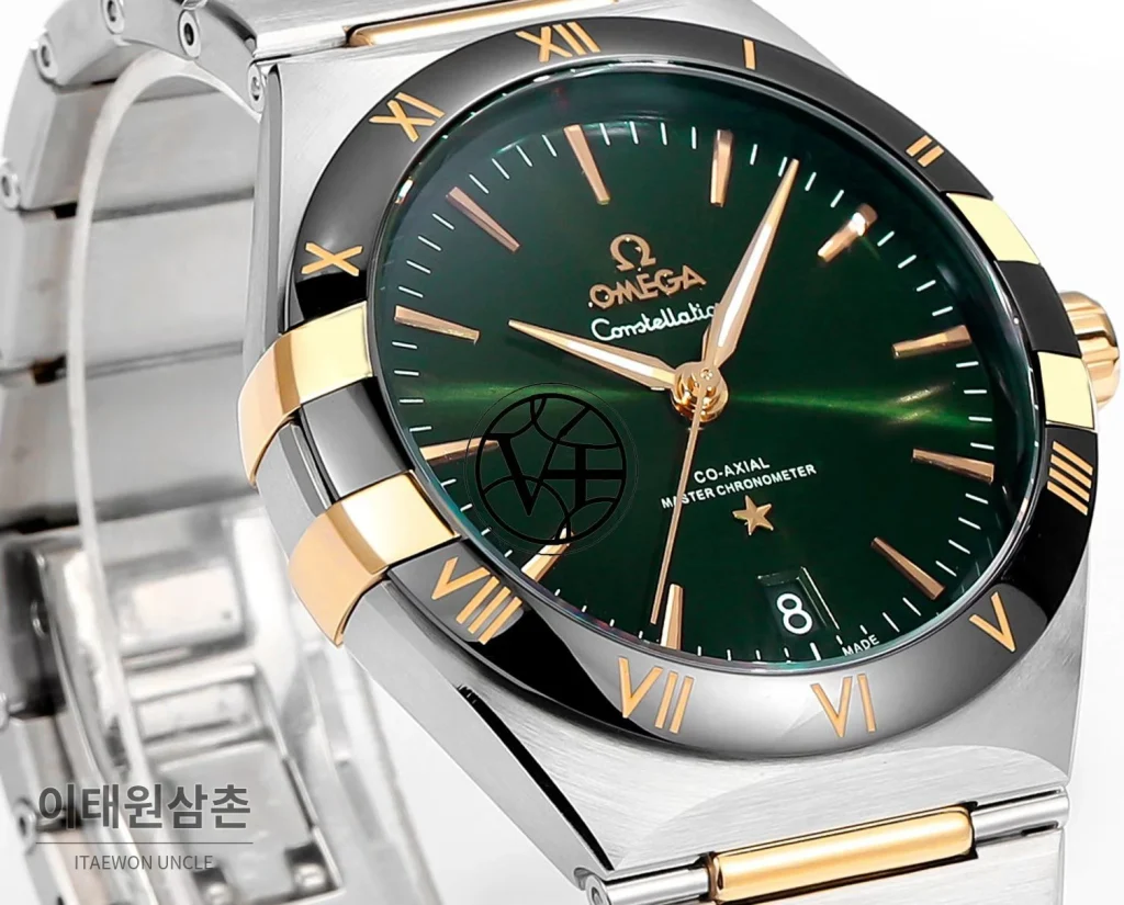 오메가 컨스텔레이션 5세대 메테오라이트 다이얼 세라믹베젤 오토매틱 41mm 131.30.41.21.99.001 투톤 브레이슬릿