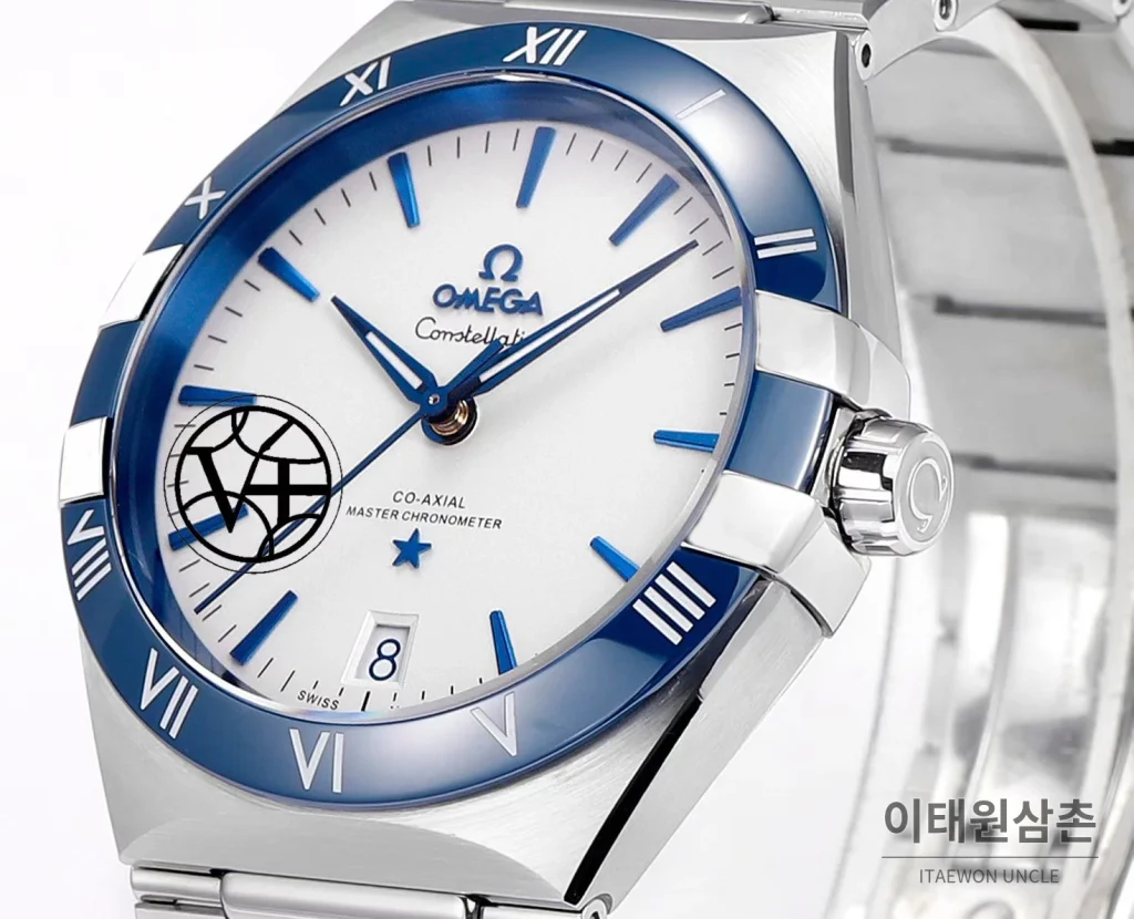 오메가 컨스텔레이션 5세대 메테오라이트 다이얼 세라믹베젤 오토매틱 41mm 131.30.41.21.99.001 스틸 브레이슬릿 (6)