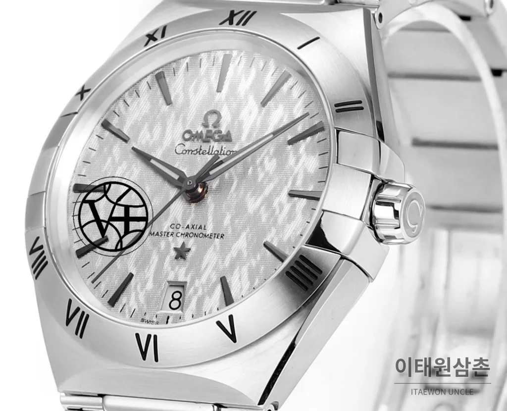 오메가 컨스텔레이션 5세대 메테오라이트 다이얼 세라믹베젤 오토매틱 41mm 131.30.41.21.99.001 스틸 브레이슬릿 (8)