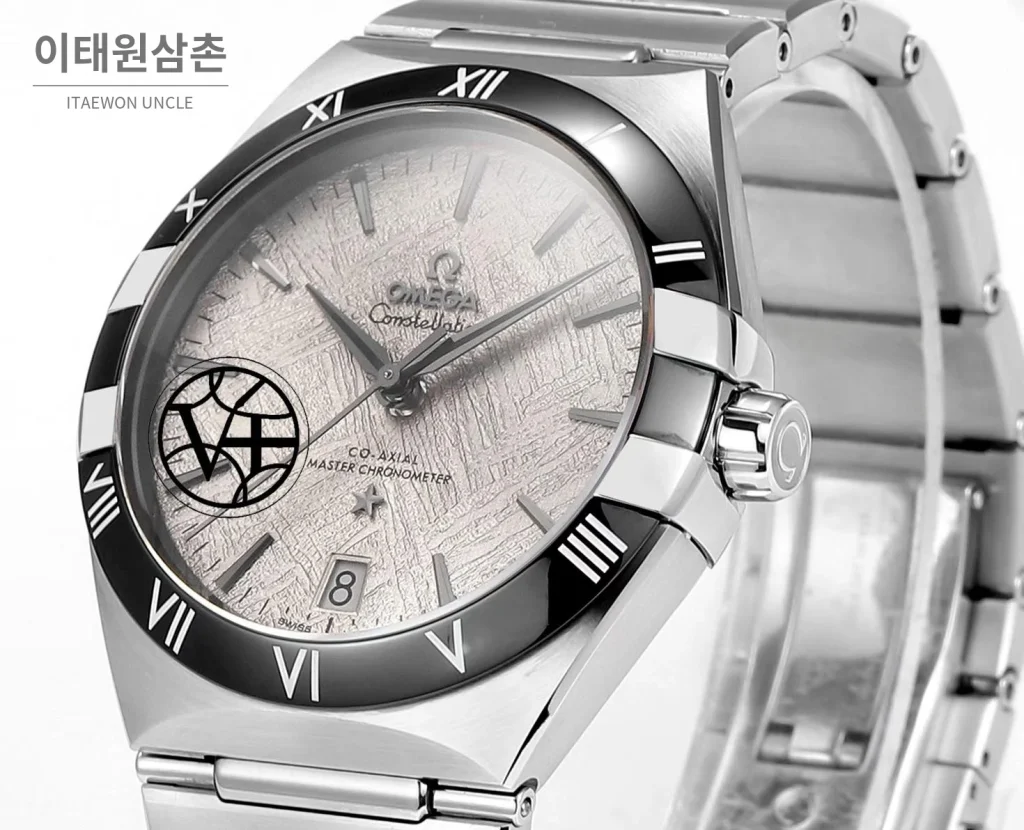 오메가 컨스텔레이션 5세대 메테오라이트 다이얼 세라믹베젤 오토매틱 41mm 131.30.41.21.99.001 스틸 브레이슬릿 (2)