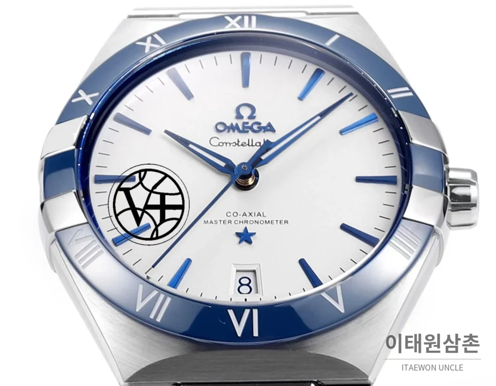 오메가 컨스텔레이션 5세대 메테오라이트 다이얼 세라믹베젤 오토매틱 41mm 131.30.41.21.99.001 스틸 브레이슬릿 (6)