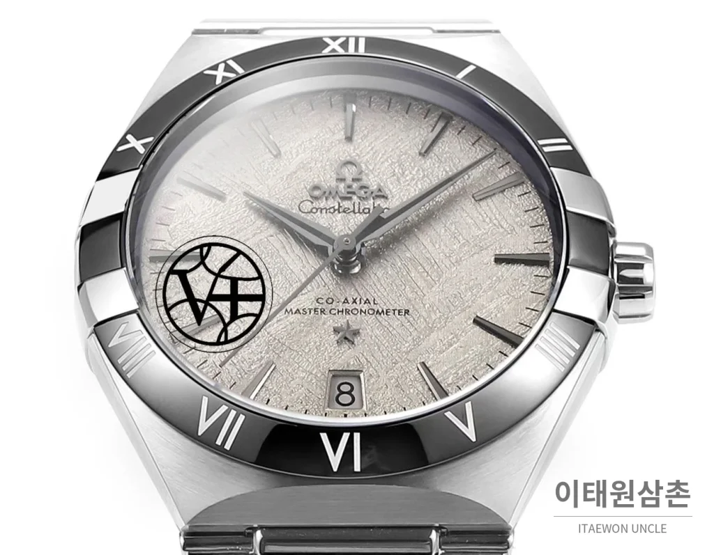 오메가 컨스텔레이션 5세대 메테오라이트 다이얼 세라믹베젤 오토매틱 41mm 131.30.41.21.99.001 스틸 브레이슬릿 (2)