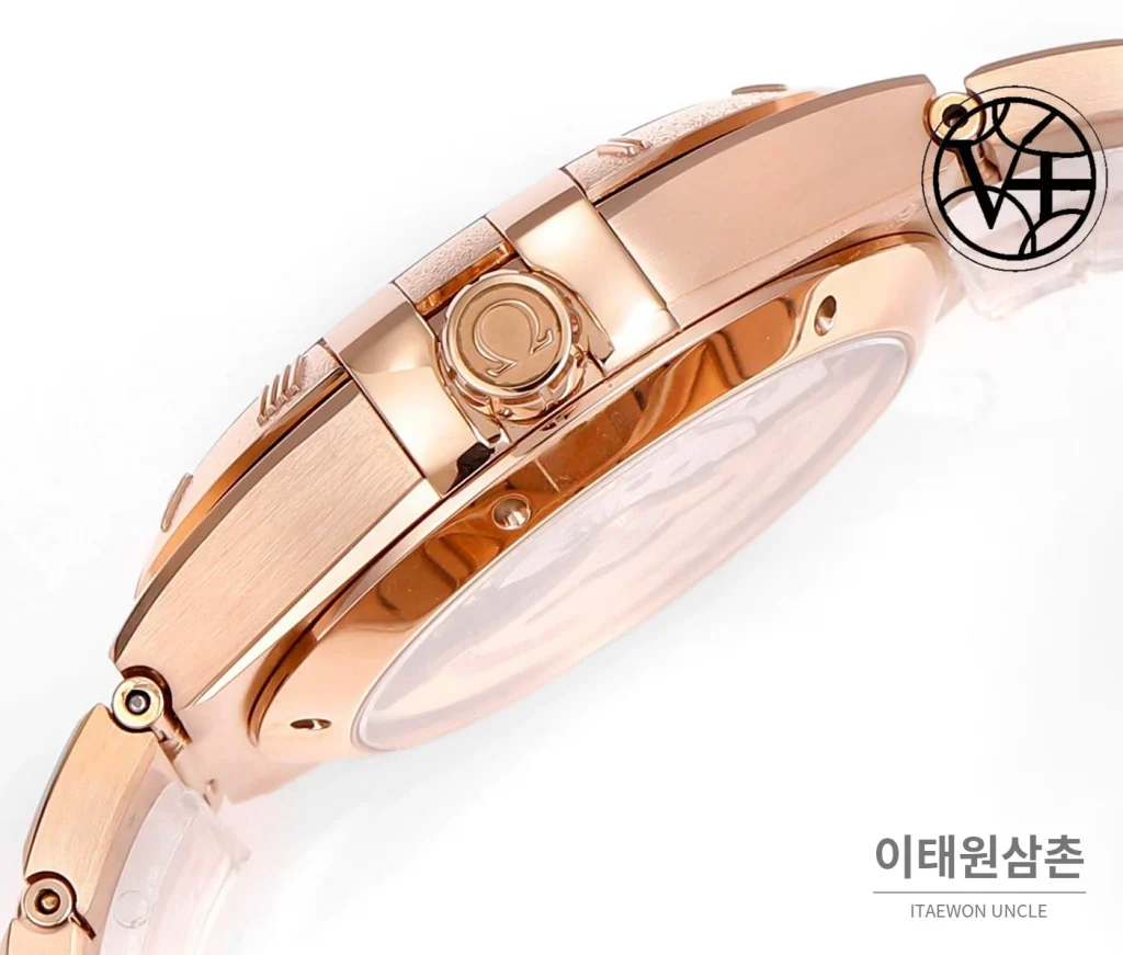 오메가 컨스텔레이션 5세대 메테오라이트 다이얼 세라믹베젤 오토매틱 41mm 131.30.41.21.99.001 로즈골드 브레이슬릿