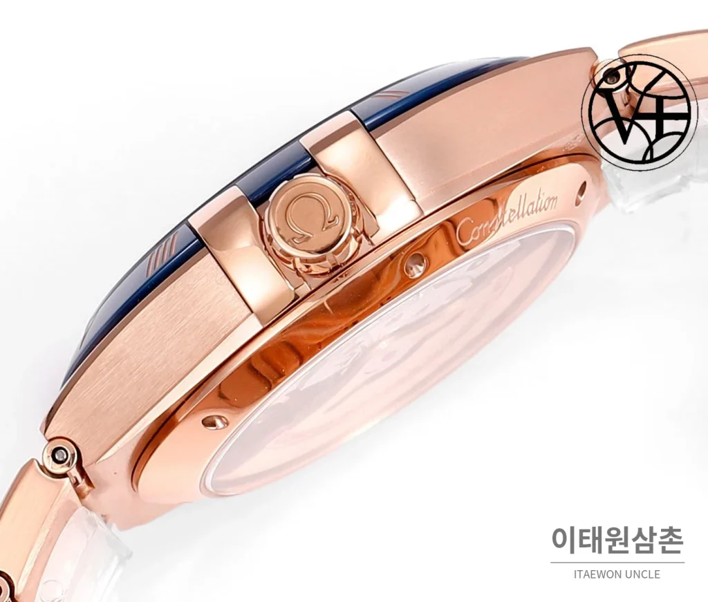 오메가 컨스텔레이션 5세대 메테오라이트 다이얼 세라믹베젤 오토매틱 41mm 131.30.41.21.99.001 로즈골드 브레이슬릿 (2)