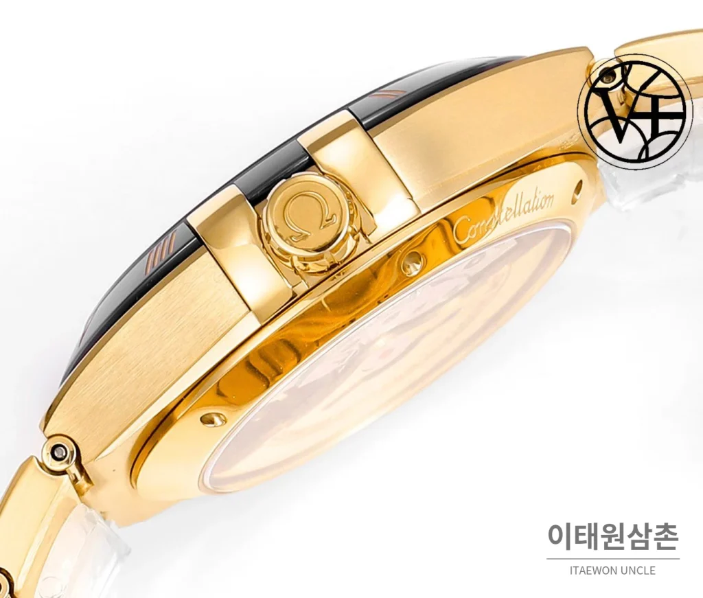 오메가 컨스텔레이션 5세대 메테오라이트 다이얼 세라믹베젤 오토매틱 41mm 131.30.41.21.99.001 골드 브레이슬릿 (2)