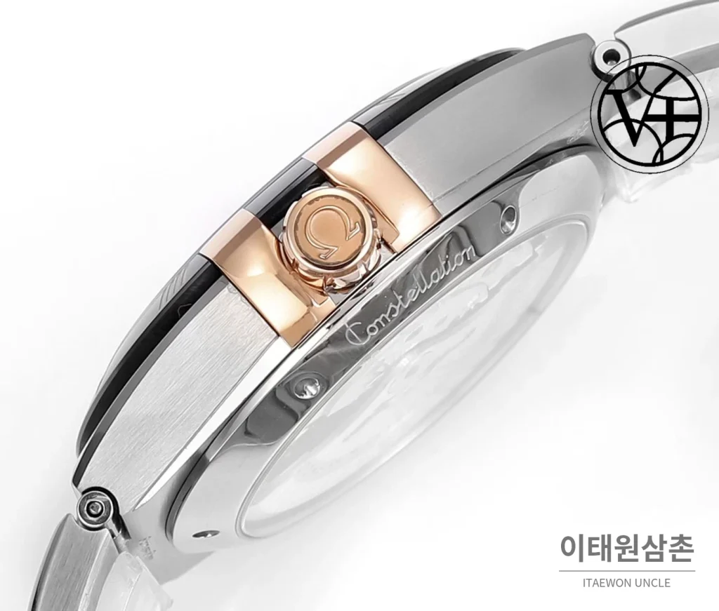 오메가 컨스텔레이션 5세대 메테오라이트 다이얼 세라믹베젤 오토매틱 41mm 131.30.41.21.99.001 투톤 브레이슬릿 (3)