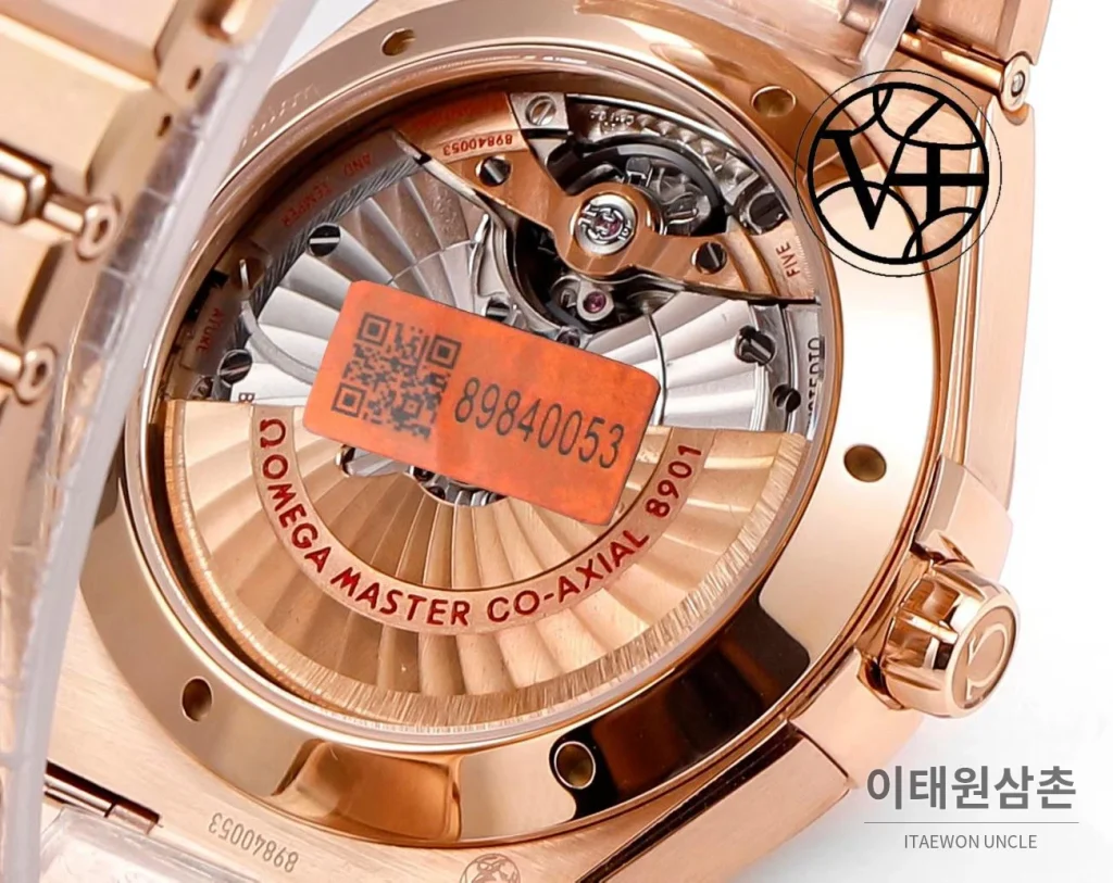 오메가 컨스텔레이션 5세대 메테오라이트 다이얼 세라믹베젤 오토매틱 41mm 131.30.41.21.99.001 로즈골드 브레이슬릿